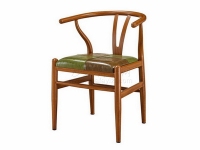 胡桃色鐵藝木紋茶餐廳椅子