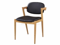 時尚北歐風格鐵藝木紋餐椅