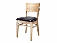 中高檔北歐時尚白蠟木椅子