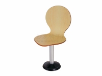 麥當勞固定式曲木快餐椅子