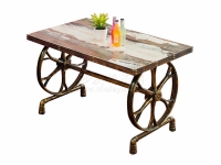 車輪腳懷舊復古風主題餐桌