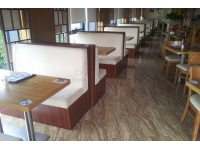 港式餐廳板式卡座沙發桌椅